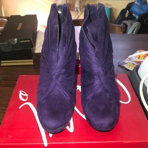 Purple booties